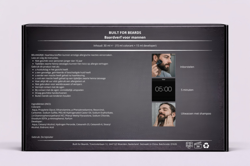 Built for Beards Dark Brown - Afbeelding 8