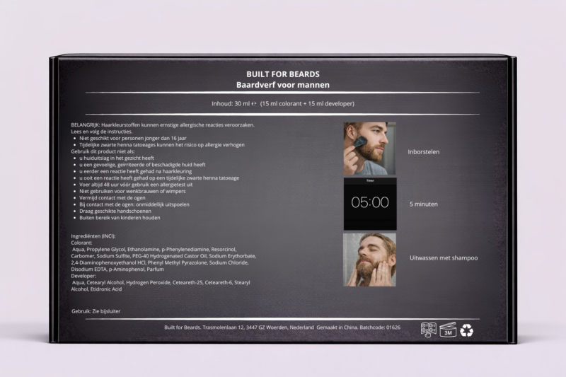 Built for Beards Medium Brown - Afbeelding 8