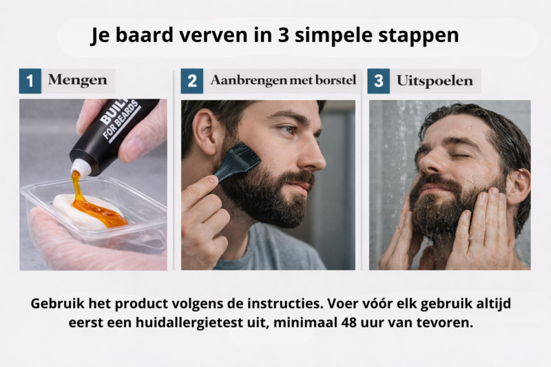 Built for Beards Dark Brown - Afbeelding 4