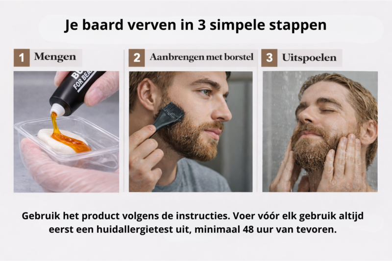 Built for Beards Medium Brown - Afbeelding 4