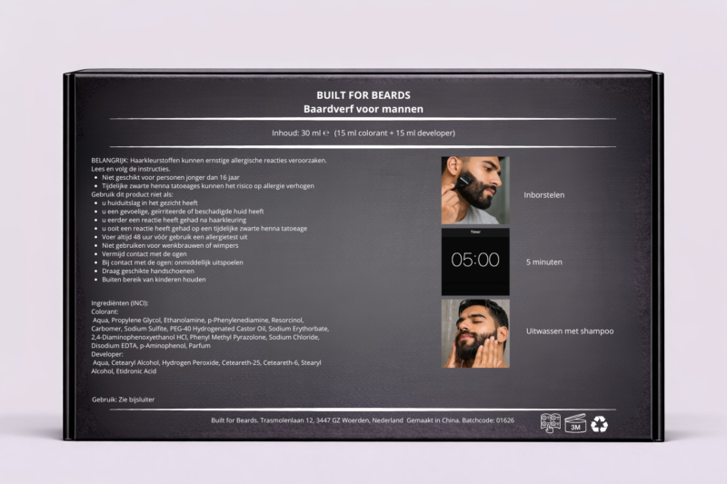 Built for Beards Real Black - Afbeelding 8